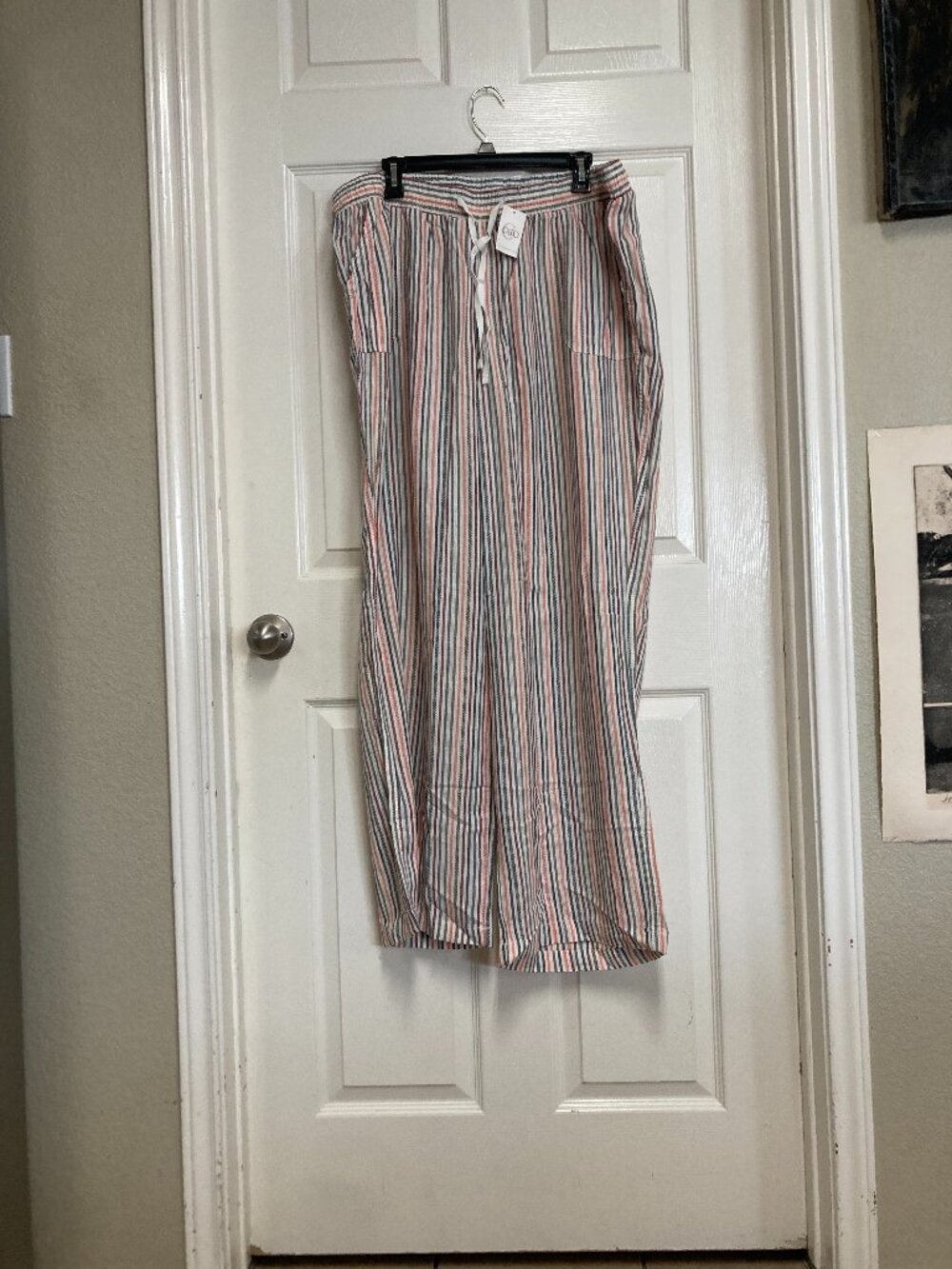 Cato New With Tags Plus Sportswear pants multi-color striped size 22/44W women's